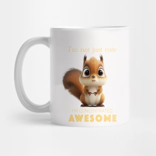 Squirrel Concentrated Awesome Cute Adorable Funny Quote Mug